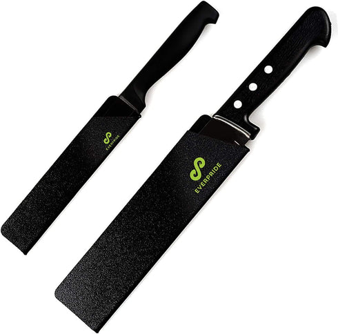 EVERPRIDE 6 Inch & 8 Inch Chef Knife Guard Set (2-Piece Set) Universal Blade Edge Cover Sheaths for Chef and Kitchen Knives – Durable, BPA-Free, F...