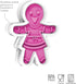 Tovolo Gingerbread Girls Templates Reverse, Dishwasher Safe, Set of 6 Cookie Stamps with Cutter...