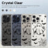 YEPO Halloween Case for iPhone 15 Pro Max Clear Fashion Designs Phone Cover Women Girls, Stylish Slim Shockproof Bumper Flower Protective Phone Ca...