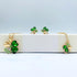 Mall of Style Four Leaf Clover Necklace - Green St.Patrick's Day Earrings for Women - Shamrock Earrings - Irish Jewelry - Shamrock Pin Brooch - Gr...