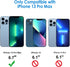 JETech Screen Protector for iPhone 13 Pro Max 6.7-Inch with Camera Lens Protector, Easy-Installation Tool, Tempered Glass Film, 2-Pack Each...
