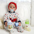 JIZHI 4 Pieces Reborn Baby Doll Accessories, 2 Baby Doll Bottles and 2 Magnetic Pacifier, Baby Doll Pacifier Feeding Bottle Set for Reborn Dolls, ...