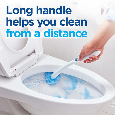 Clorox ToiletWand, Disinfecting Wand Refill Heads - Rainforest Rush, 10 Count (Package May Vary)...