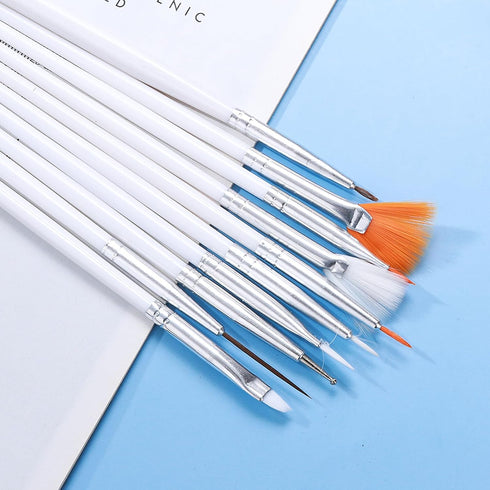 Aster 15Pcs Cake Decorating Brushes, Cake Painting Brushes Kit Food Safe Paint Brushes Multiple Function Cookie Brushes Fondant Sugar DIY Tool Set...