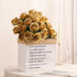 Veryhome 10 Pcs Artificial Gold Flowers Silk Roses Real Touch Bridal Wedding Bouquet Gold Rose for Christmas Home Garden Party Floral Decor...