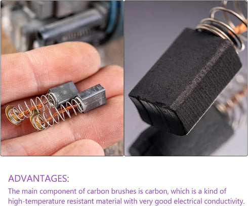DMiotech 5 Pack 10mmx5mmx4mm Carbon Brushes for Electric Motor...