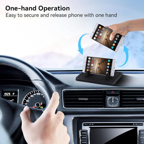 Car Dashboard Phone Holder, Universal Adjustable Silicone Gel Car Phone Mount Cell Phone Holder Cradle Stand......
