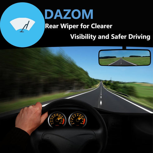 Rear Windshield Wiper Arm Blade Set Replacement for BMW X5 X5M E70 2007-2013, Factory OE Style Rear Window Wiper Arm Blade Set, Back Window Wiper ...