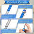 4 Pieces Welder Pencil with 60 Pieces Round Refills Mechanical Pencil Metal Marker Pen for Construction Workers, Metal Work, Welders, Plumbers, Fr...