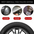 12 PCS Car Tire Valve Stem Caps, Leakproof Tire Air Cap with O Rubber Seal, Aluminium Wheel Valve Dust Cover for SUV Truck Motorcycle Bike, Univer...