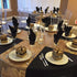 Glitter Gold Table Runners-12 by 108 Inch Luxury Linens -Gold Event Outdoor Party Supplies Fabric Decorations Gift Package for Holiday Wedding Bir...