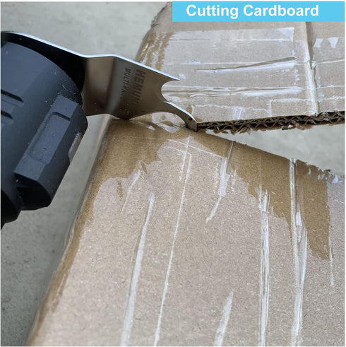 3PCS Oscillating Multitool Saw Blades, Oscillating Multi Tool Hook Knife Blade for Cutting Roofing Shingles, PVC Carpet, and Cardboard, Fit Dewalt...