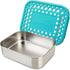 LunchBots Medium Uno Stainless Steel Sandwich Container - Open Design for Wraps - Salads or a Small Meal - Eco-Friendly - Dishwasher Safe and BPA-...