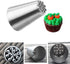 5 Pieces Large Piping Tips Set and 3Pcs Russian Grass Cream Tips DIY Decor Baking Tool, Stainless Steel Piping Nozzles Kit for Pastry Cupcakes Cak...
