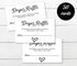 All Ewired Up 50 Gender Neutral Watercolor Heart Baby Shower Diaper Raffle Tickets, Lottery Insert Cards for Heart Baby Shower Invitations Supplie...
