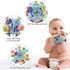 Baby Sensory Montessori Toy - Infant Teething Relief - Teethers for Newborn - Developmental Rattles Chew toys Gifts for 0 3 6 9 12 18 Months Girl ...