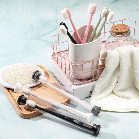 16 Pieces Extra Soft Toothbrush Micro-Nano Toothbrush with 20000 Floss Bristles Manual Toothbrushes for Sensitive Teeth Pregnant Women Elderly Chi...