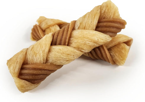 Cadet Chewalicious Chewy 'N Crunchy Braid Dog Treats, Limited Ingredient Rawhide-Free Dog Chews, Long-Lasting Made with Real Chicken, 3 Count (Pac...