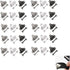 30 pcs 3 Colors Hook and Bar Fasteners for Trousers, Sewing Hooks and Eyes Closure fastenings for Skirt Dress Bra Sewing DIY Crafting...