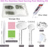 N NOROCME 665Pcs Earring Posts with Jewelry Glue Tweezers,Stainless Steel Jewelry Making Hypoallergenic Earring Posts and Backs,Stud Earrings with...