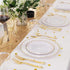 Glitter Gold Table Runners-12 by 108 Inch Luxury Linens -Gold Event Outdoor Party Supplies Fabric Decorations Gift Package for Holiday Wedding Bir...