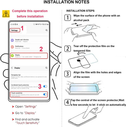 2 pack Anti Blue Light Tempered Glass Screen Protector Compatible with Samsung Galaxy A14.Eye Protection Tempered Glass Film,No Bubbles,9H Hardnes...