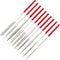 10-Piece Mini Diamond Needle File Set (6" Total Length 150 Grit Diamond File) by Kalim...