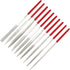 10-Piece Mini Diamond Needle File Set (6" Total Length 150 Grit Diamond File) by Kalim...
