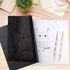 ASTARON 150 Sheets Black Carbon Copy Paper and Tracing Paper with 5 Pcs Embossing Styluses Tool Set, Carbon Transfer Paper for Tracing on Wood Fab...