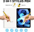 15 Pack Stylus Pens for Touch Screens Stylus Pen Compatible with Phone Tablets Kindle and Black Ink Ballpoint Pens-2 in 1 stylists pens for touch ...