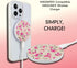 Sonix Magsafe Charger | Compatible with MagSafe for iPhone 14/13/12 Series | Fast Magnetic Wireless Charger + USB-C 6.5ft Cable (Cottage Floral Pi...