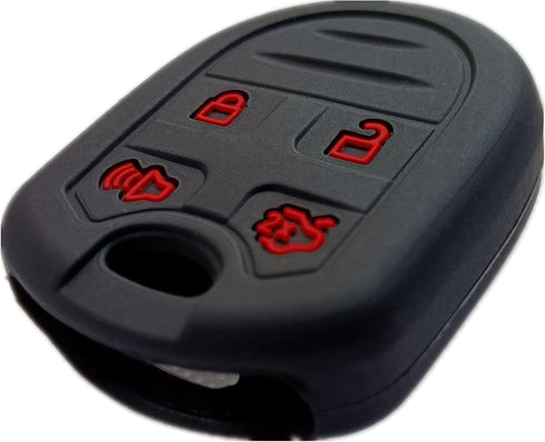 Smart Key Fob Cover Case Fit for Ford 2006-2016 F150 F250 F350 Trunk, 2006-2015 Explorer,Mustang Fusion Explorer Taurus Expedition Lincoln MKS MKX...