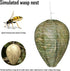Outward Creations Wasp Nest Decoy - 3 Pack - Hanging Wasp Repellent and Deterrent- Safe Fake Trap...