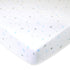 American Baby Company Fitted Crib Sheet 28" x 52", Soft Breathable Neutral 100% Cotton Jersey Sheet, Baby Blue Stars, for Boys and Girls, Fits Cri...