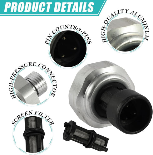 12616646 Oil Pressure Sensor for 2003-2008 Chevy Silverado 1500 2500 3500 Express Corvette Suburban Avalanche Tahoe, GMC Sierra Savana Yukon Envoy...