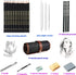 Drawing Pencils, 24pcs Art Supplies Sketching Pencil Set with Graphite Pencils Include 12B 10B 8B 7B 6B 5B 4B 3B 2B B HB 2H 4H 6H Charcoal Pencils...