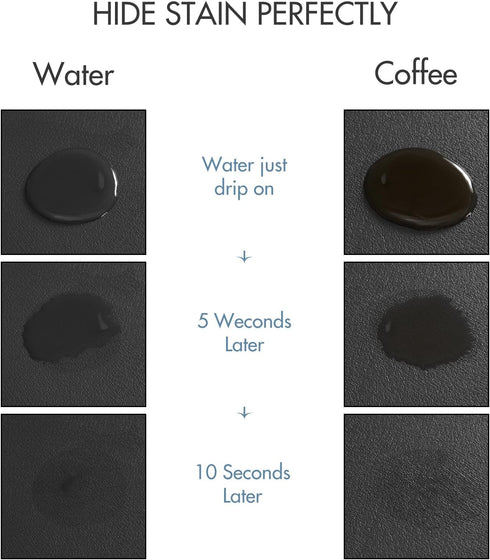 Drying Mat for Kitchen Countertops, Coffee Mat Hide Stain Rubber Backed Absorbent Dish Drying Mat (Black, 16"x24")...