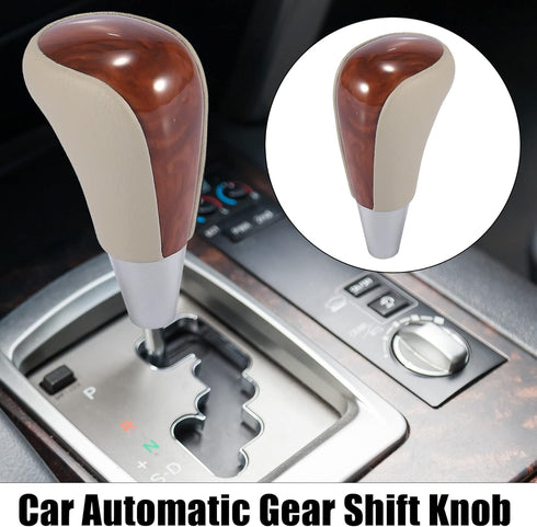 X AUTOHAUX Car Automatic Gear Stick Shift Knob for Toyota RAV4 Camry Corolla for Lexus Beige Brown...