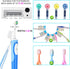 StarWin UV Toothbrush Cleaner, Timer Function, Rechargeable Tooth Brush Holder Wall-Mounted for Bathroom, No Drilling, 4 Slots...