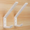 4PCS Helmet Holders Plastic Hanging Hooks Wall Mounted Hangers Hat Glove Bag Shoe Clothes Rack (White-4PC)...