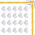 20pcs COB LED Light Strip Connectors 8mm 2Pin,Strip to Strip L-Shaped/Corner Connector LED Tape Light Connectors, Transparent Solderless Gapless N...