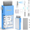 Electronics Screen Cleaner Repair Tool with 3 in 1 Earbud Cleaner Pen, Camera Lens Pen, Suit for iPad, iPhone, Cell Phone, Sky Blue...