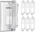 Magnetic Light Switch Guard Cover- PSZEZNZ Light Switch Outlet Covers for Flat Modern Wall Switches-Child Safety Protection(Clear,6 Piece)...