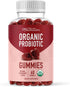 SMNutrition Organic Probiotics Gummies | 5 Billion CFU Probiotics for Digestive Health & Immune Support | Hardy Bacillus Subtilis | Gluten-Free, V...