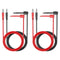 Goupchn 4PCS 4mm Banana Plug to Test Hook Clips Test Leads Copper Soft Cable Wires for Multimeter Electrical Testing 500V 5A...