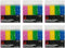 Birthday Candles, Polka Dot Stars, Set of 6 Packs - Total of 144 candles...