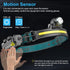Headlamp Rechargeable, Headlamp Flashlight with Motion Sensor, 1000 Lumen 230° Wide Beam LED Headlamp, 6 Modes Lightweight Waterproof Head Lamp fo...