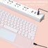 Wireless Bluetooth Keyboard with Touchpad,10 Inch Round Key Wireless Keyboard Rechargeable Ultra Slim Portable Office for iOS Android Windows Devi...
