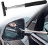 1PCS Rear-View Mirror Wiper - Squeegee Cleaning Tool Multipurpose 98cm/38.6inch Long HandleRetractable T-Plate Plate Rearview Mirror Wiper Dust Re...