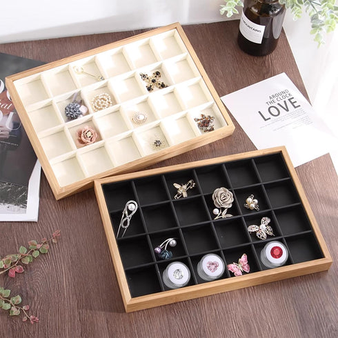 12Pcs Small Display Box Gemstone Holder Case Jewelry Show Box Container Holder with Clear Top Lids and Sponge...